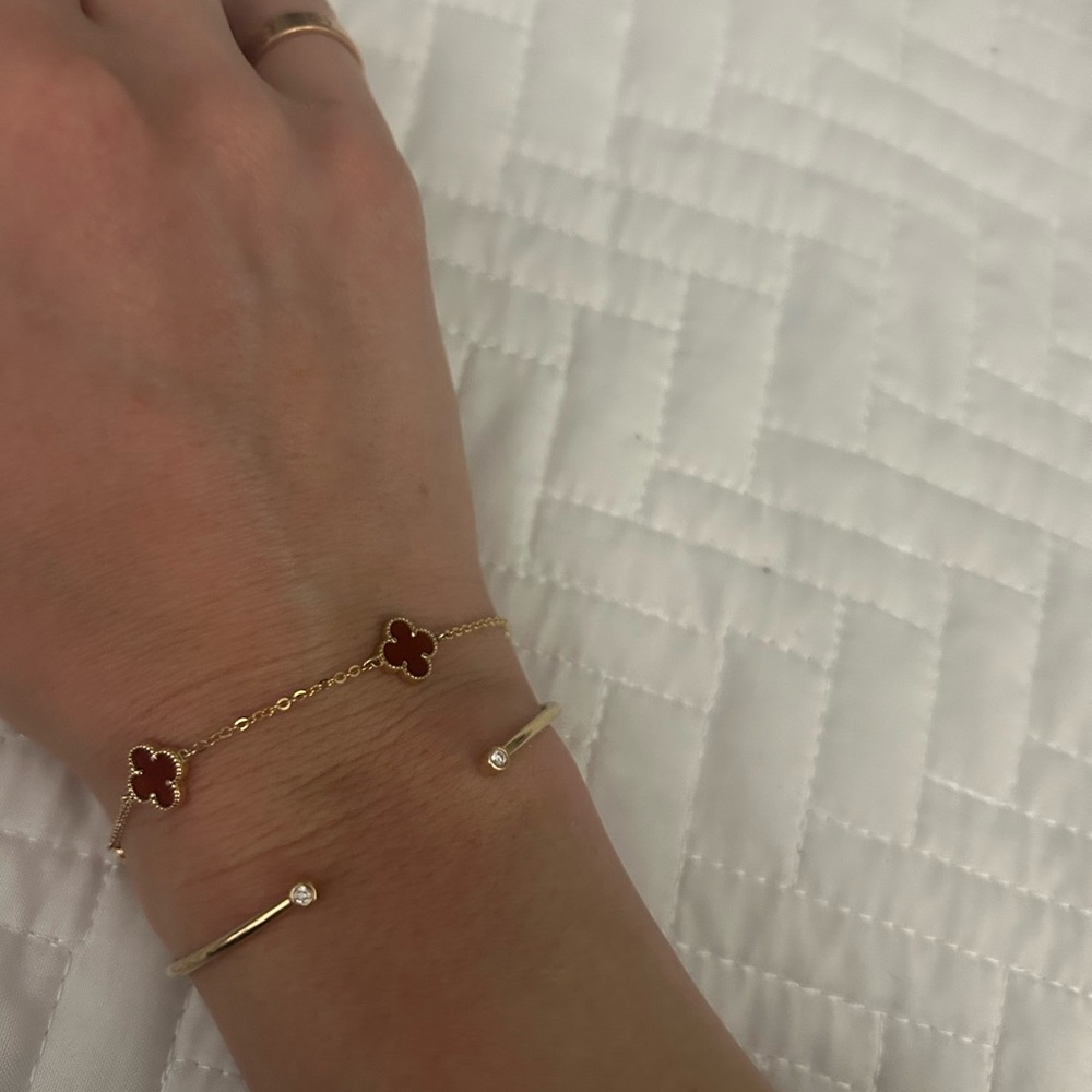 Kendra Scott Solid Gold Diamond cuff